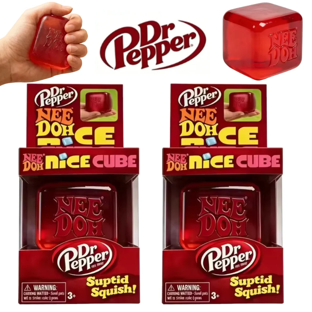 Dr Pepper X NeeDoh Nice Cube S - Fidget Cube Original review and price