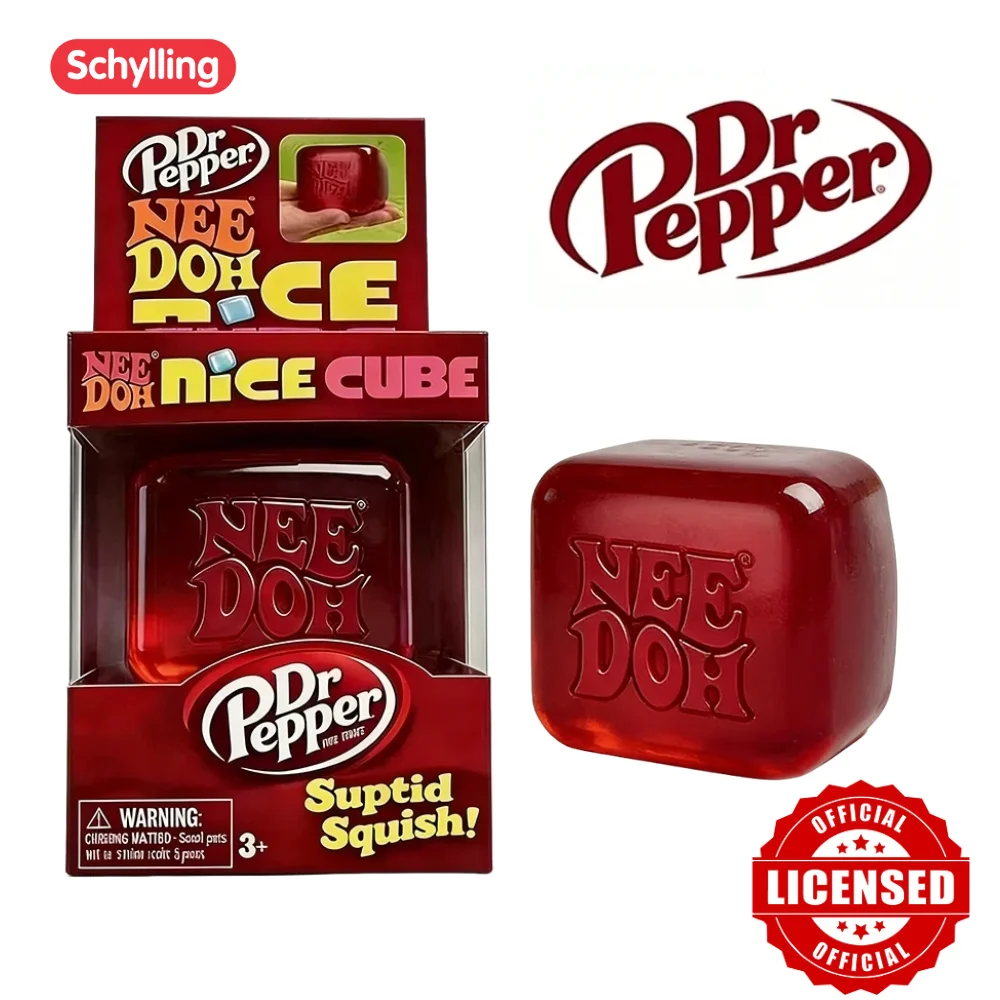 Dr Pepper X NeeDoh Nice Cube S - Fidget Cube Original review and price