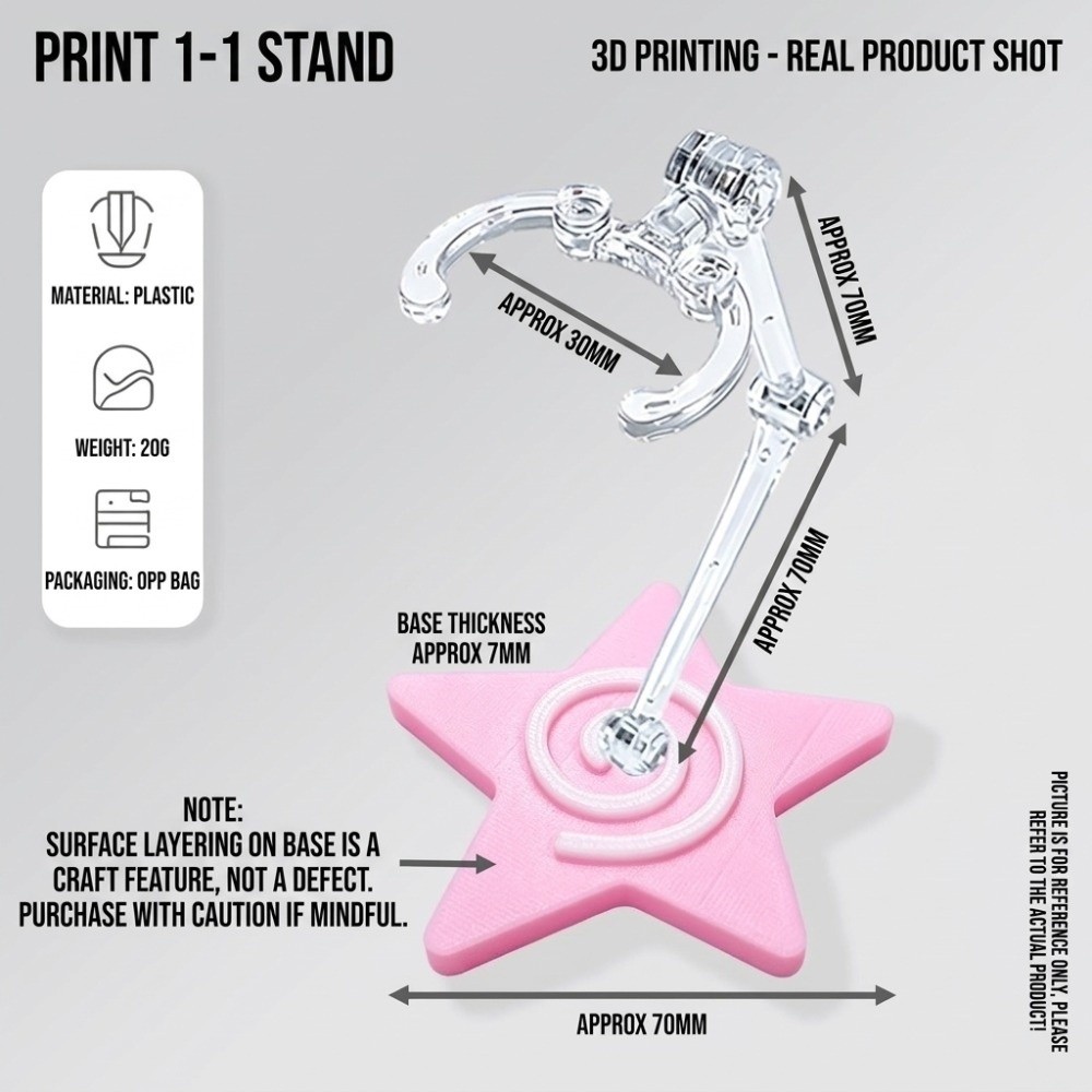 3D Printed Star Base BJD Doll  - Action Figure Stand review and price