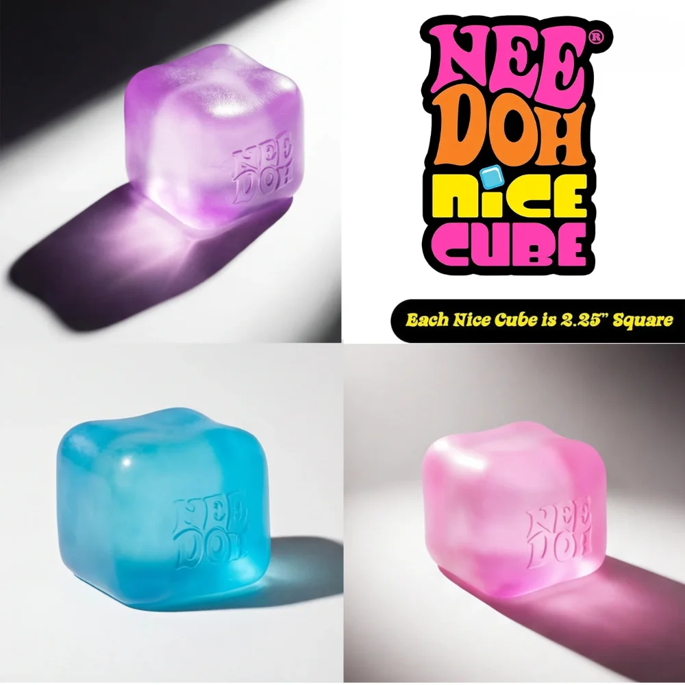 NeeDoh Nice Cube Squish Toy, S - Fidget Cube Original review and price