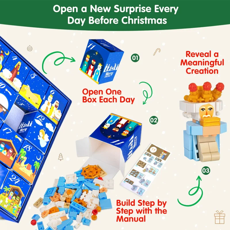 2026 Christmas Advent Calendar - Building Block Mini review and price