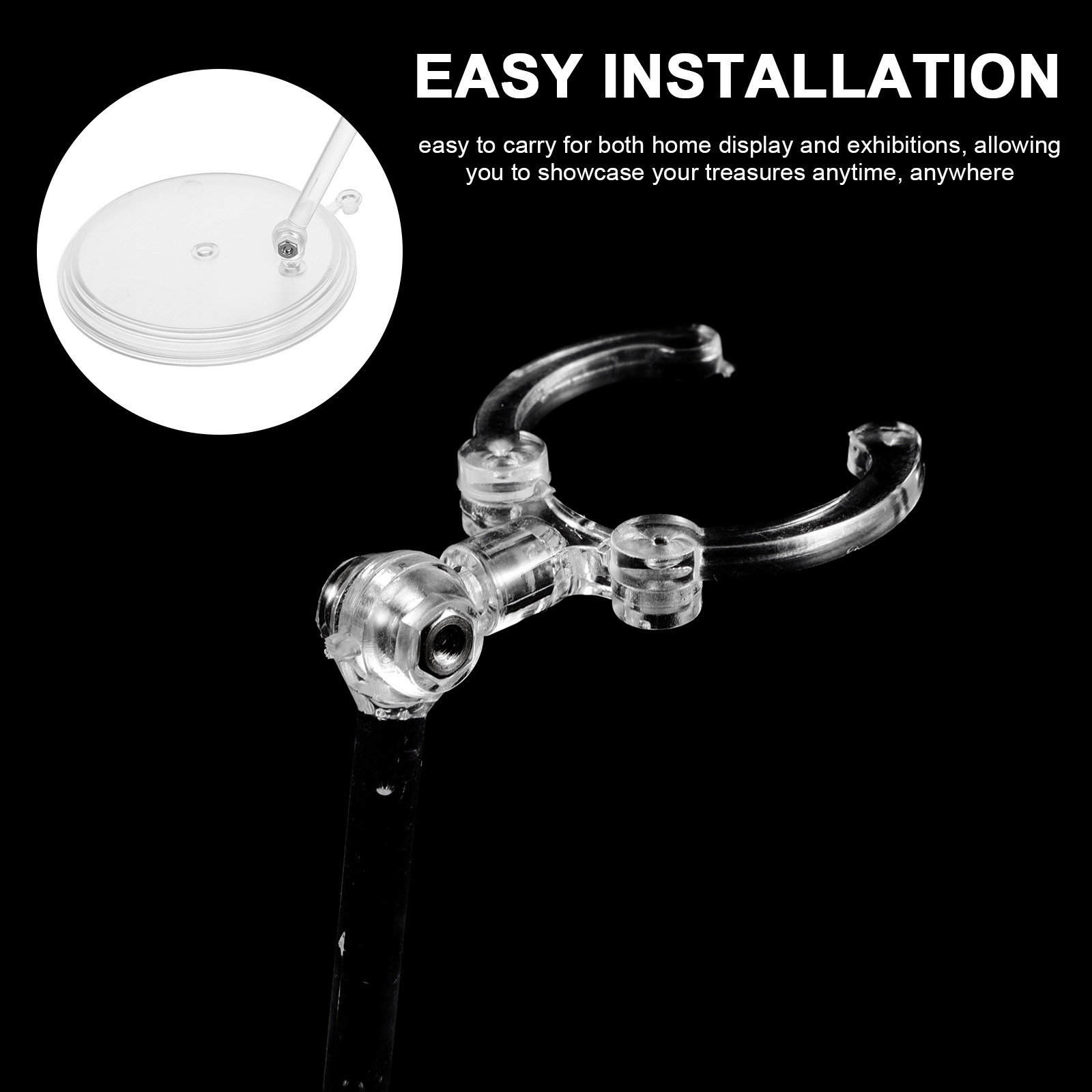3Pcs Clear Adjustable Action F - Action Figure Stand review and price