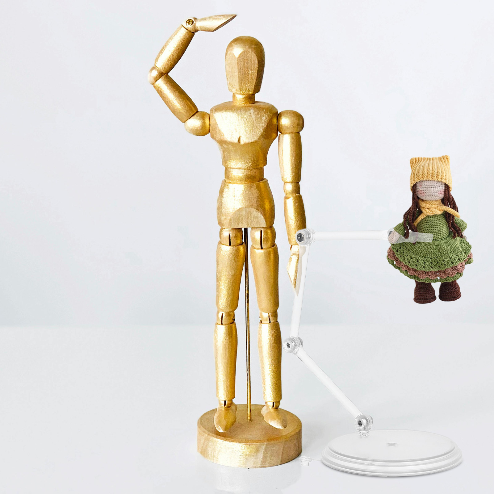 3Pcs Clear Adjustable Action F - Action Figure Stand review and price